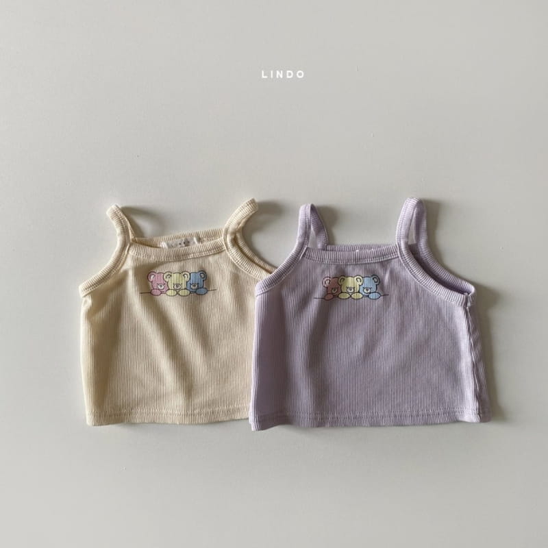 LINDO - Korean Children Fashion - #Kfashion4kids - Baby Bear Waffle Sleeveless