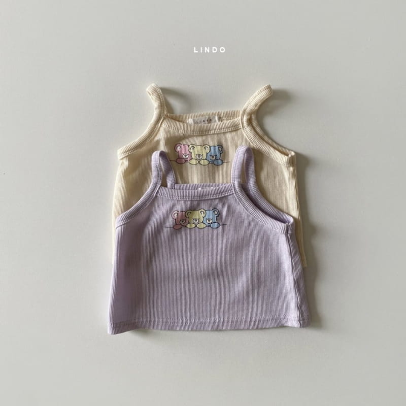 LINDO - Korean Children Fashion - #Kfashion4kids - Baby Bear Waffle Sleeveless - 3