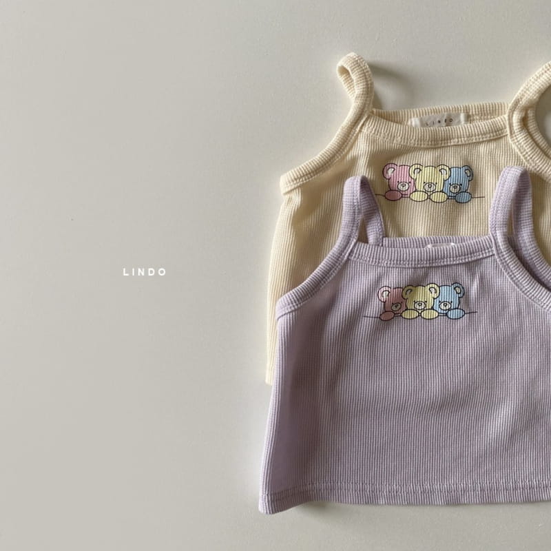 LINDO - Korean Children Fashion - #Kfashion4kids - Baby Bear Waffle Sleeveless - 4