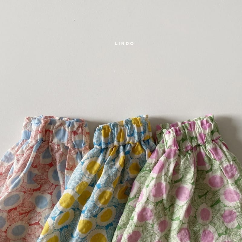 LINDO - Korean Children Fashion - #Kfashion4kids - Sun Flower Skirt Shorts - 2