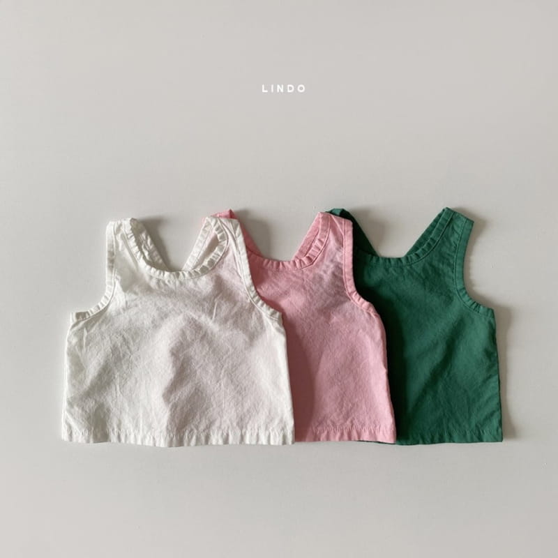 LINDO - Korean Children Fashion - #Kfashion4kids - Linen Sleeveless Blouse