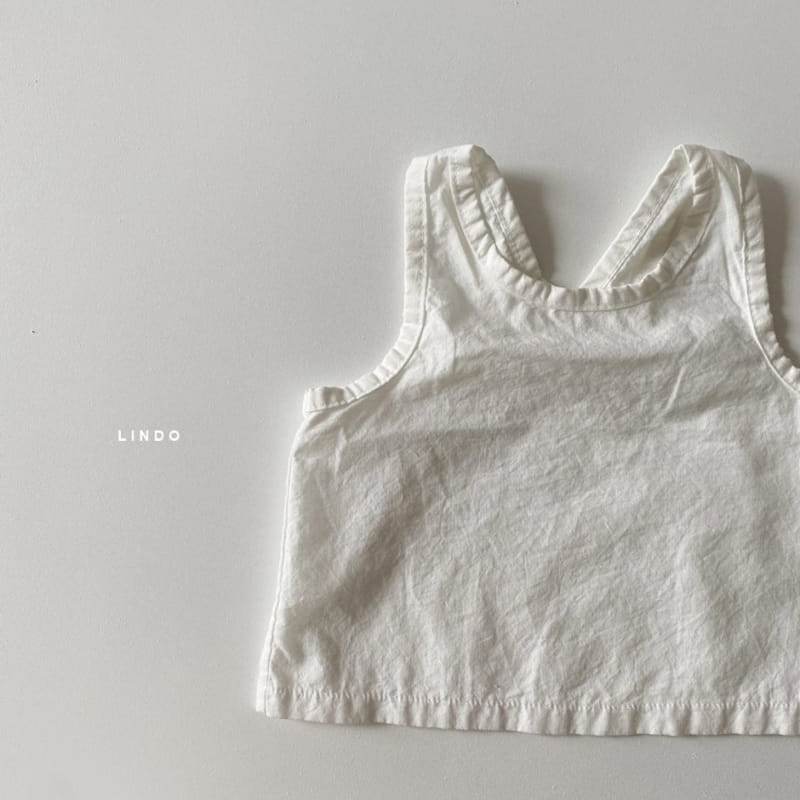 LINDO - Korean Children Fashion - #Kfashion4kids - Linen Sleeveless Blouse - 2