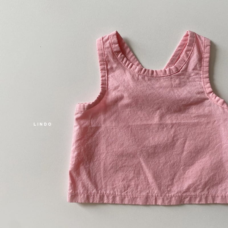LINDO - Korean Children Fashion - #Kfashion4kids - Linen Sleeveless Blouse - 3
