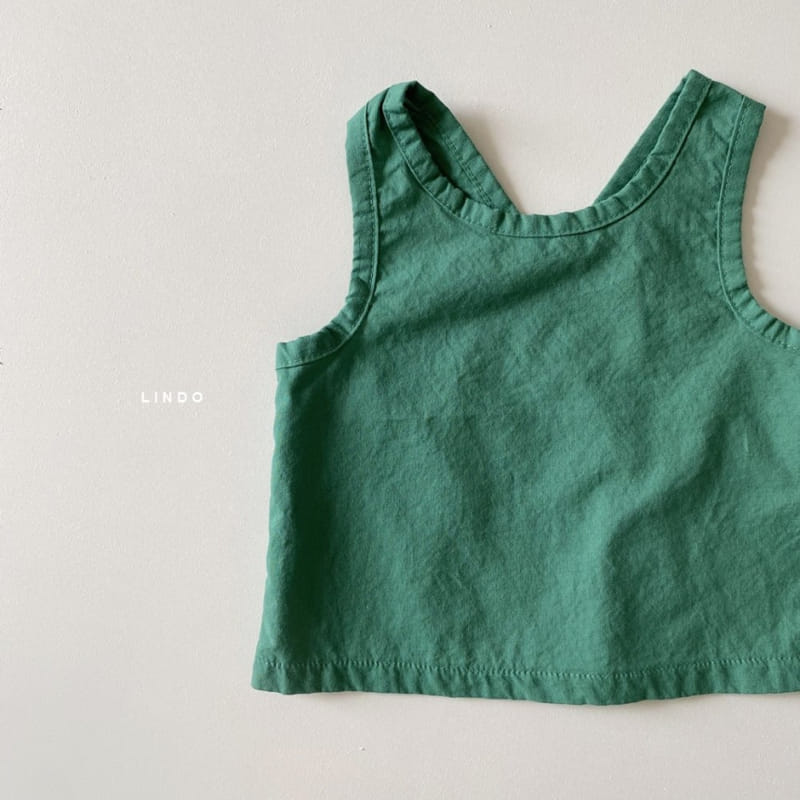 LINDO - Korean Children Fashion - #Kfashion4kids - Linen Sleeveless Blouse - 4