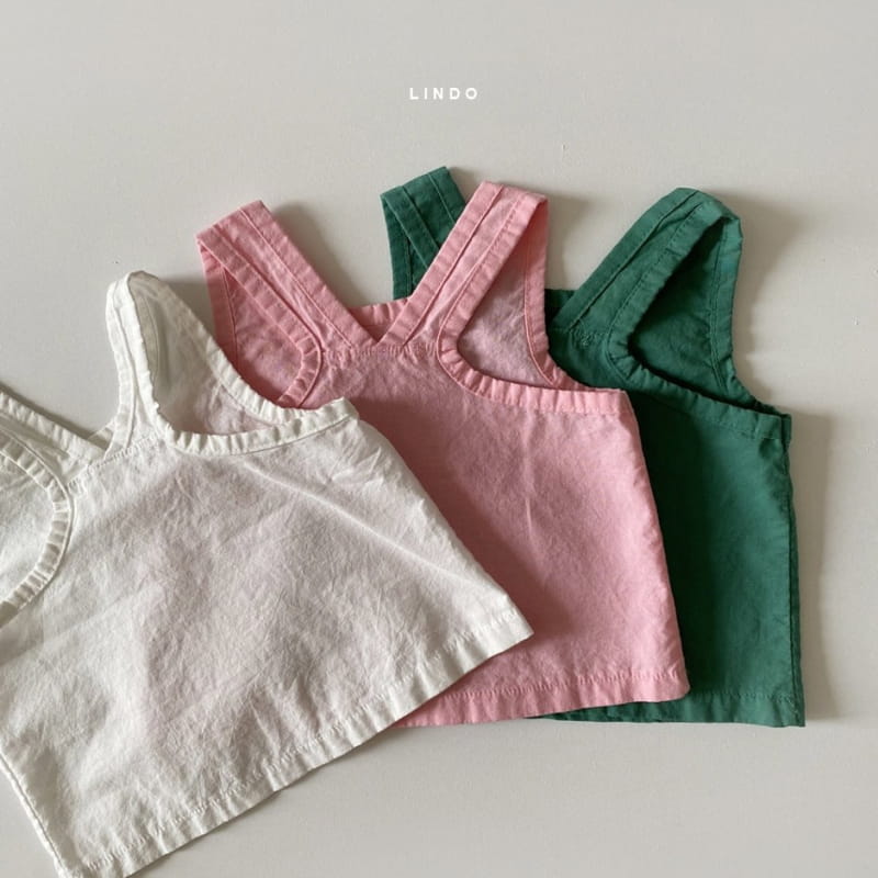 LINDO - Korean Children Fashion - #Kfashion4kids - Linen Sleeveless Blouse - 6