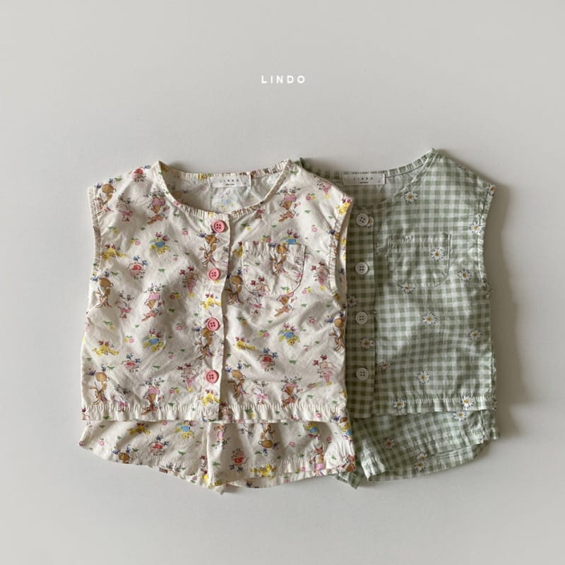 LINDO - Korean Children Fashion - #Kfashion4kids - Petti Top Bottom Set