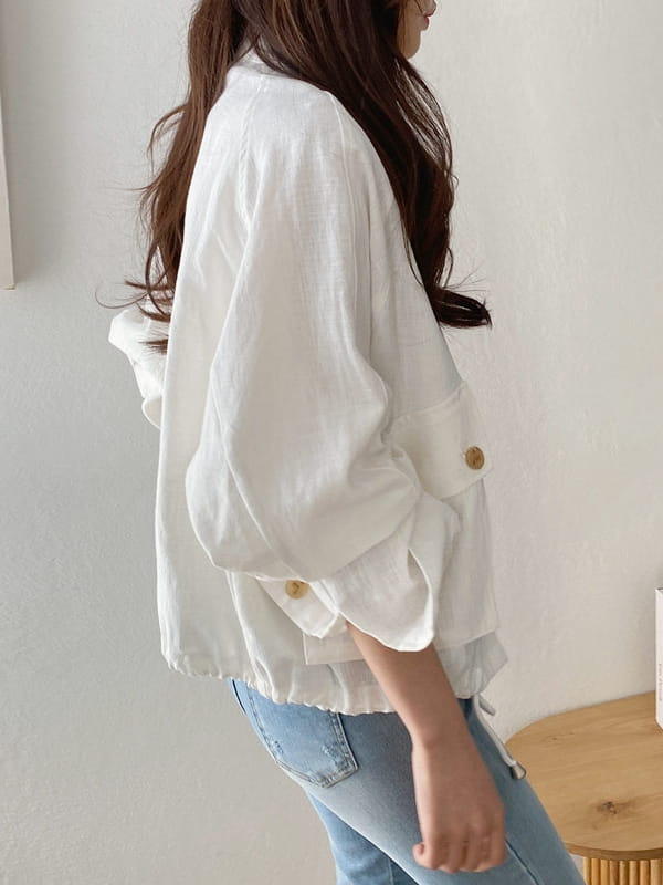 LOUISA - Korean Children Fashion - #Kfashion4kids - Siry Linen Jacket - 3