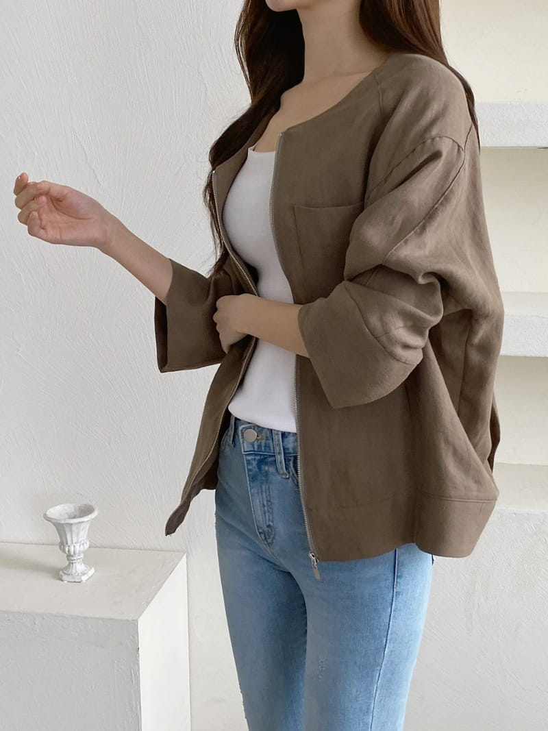 LOUISA - Korean Children Fashion - #Kfashion4kids - De Linen Jacket