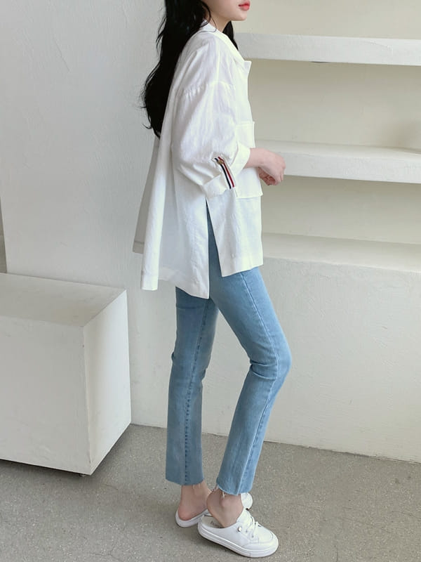 LOUISA - Korean Children Fashion - #Kfashion4kids - Tom Linen Jacket - 4