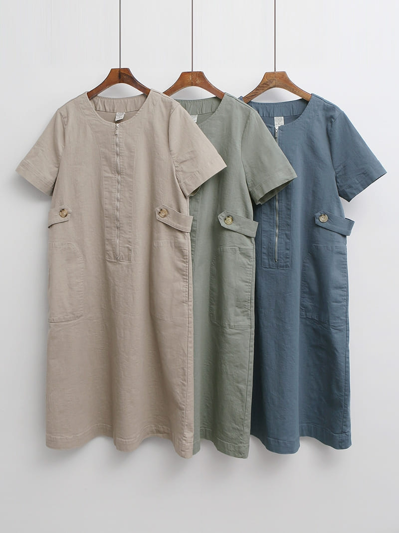 LOUISA - Korean Children Fashion - #Kfashion4kids - Calin Spand One-piece  - 4