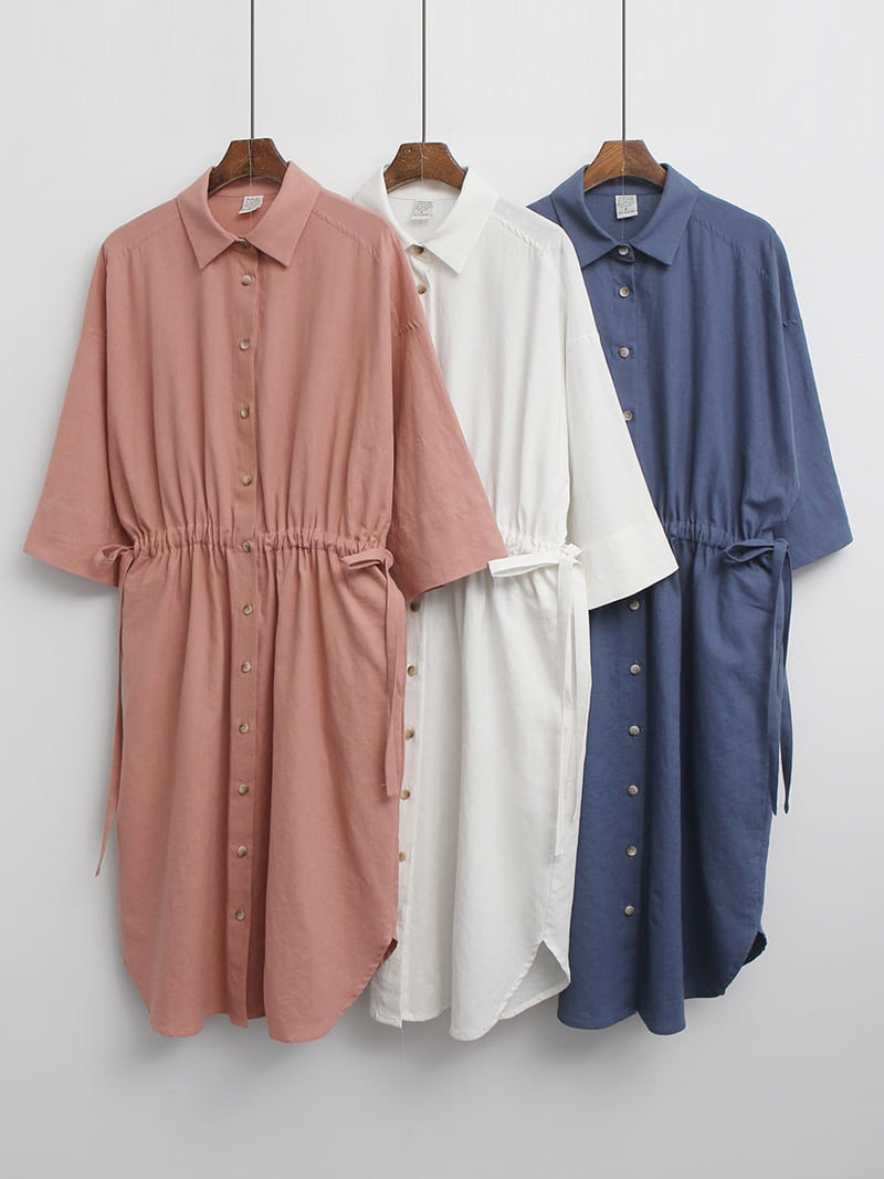 LOUISA - Korean Children Fashion - #Kfashion4kids - Jill Linen One-piece - 4
