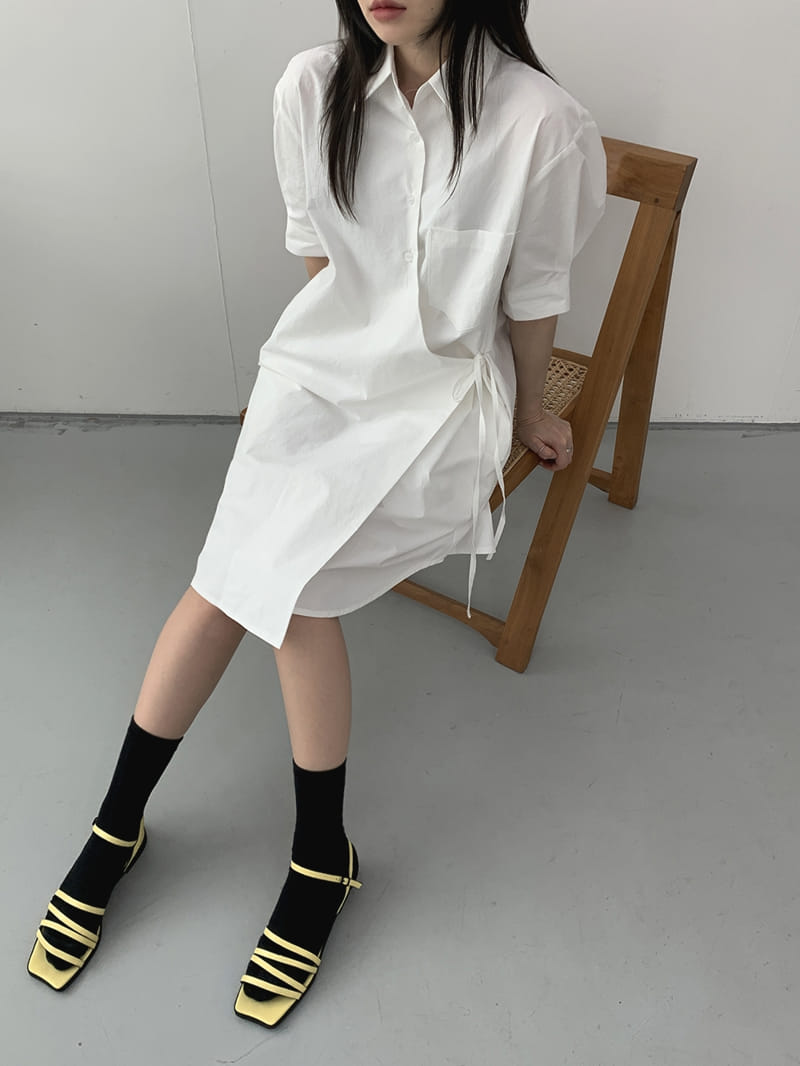 LOUNGE VERA - Korean Children Fashion - #Kfashion4kids - Shirt Wrap One-piece - 3