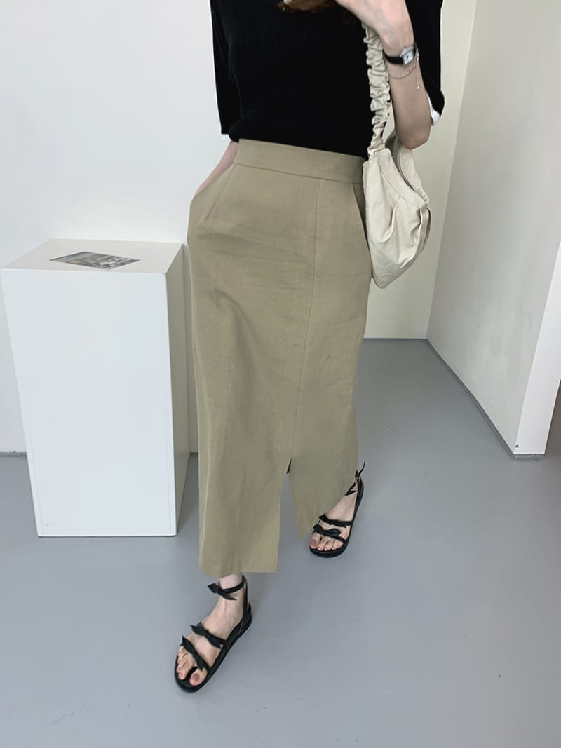 LOUNGE VERA - Korean Children Fashion - #Kfashion4kids - Bera Linen Skirt