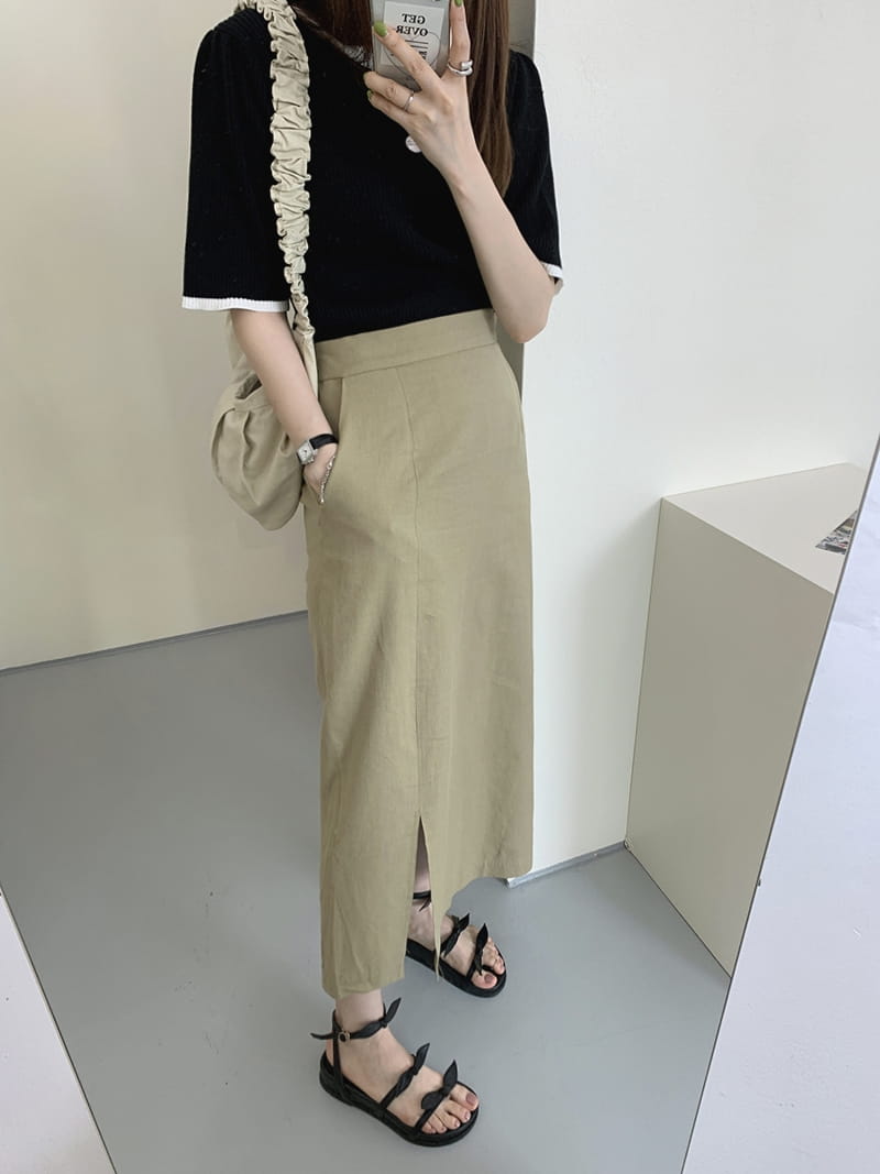 LOUNGE VERA - Korean Children Fashion - #Kfashion4kids - Bera Linen Skirt - 2