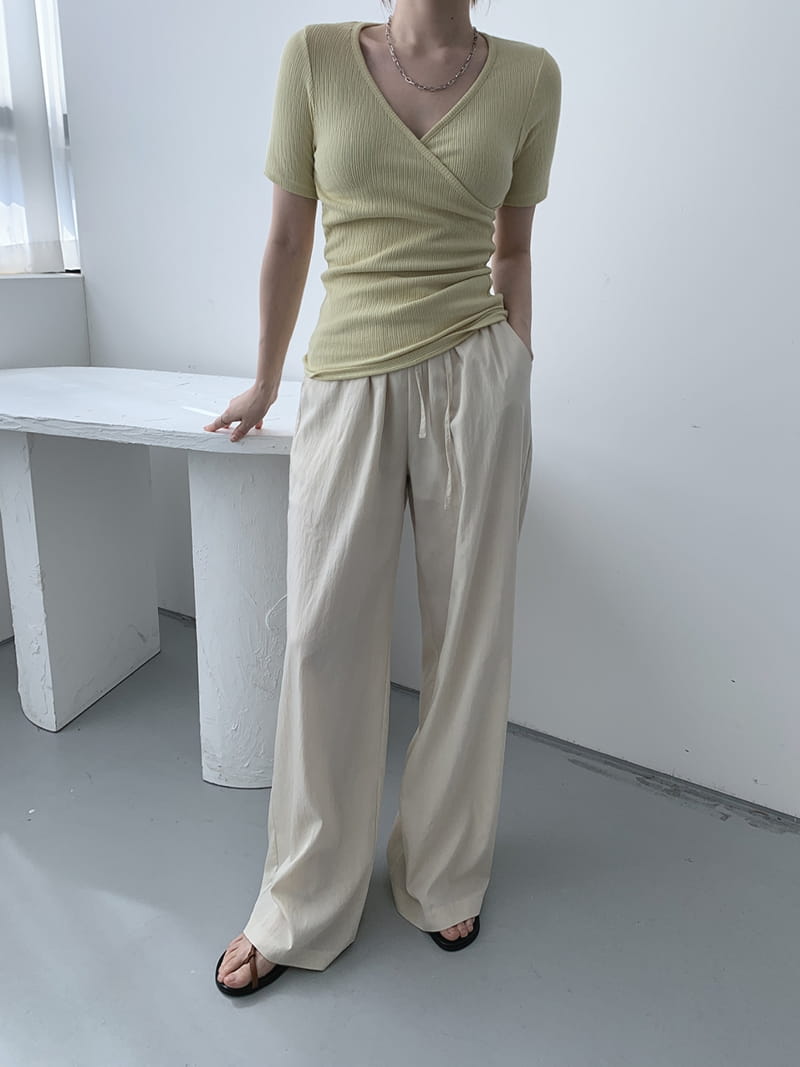 LOUNGE VERA - Korean Children Fashion - #Kfashion4kids - Rose Banding Pants - 3