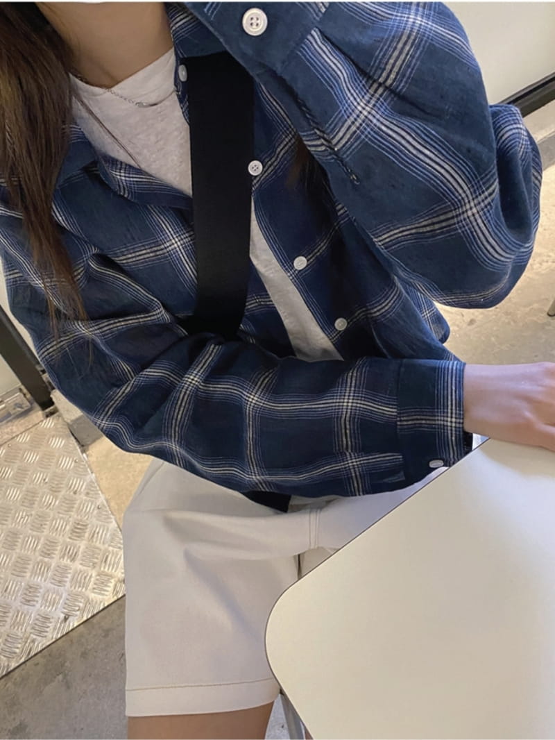 LOUNGE VERA - Korean Children Fashion - #Kfashion4kids - Photo Check Shirt - 2