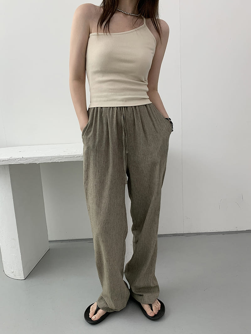 LOUNGE VERA - Korean Children Fashion - #Kfashion4kids - Two Tone Yoru Banding Pants