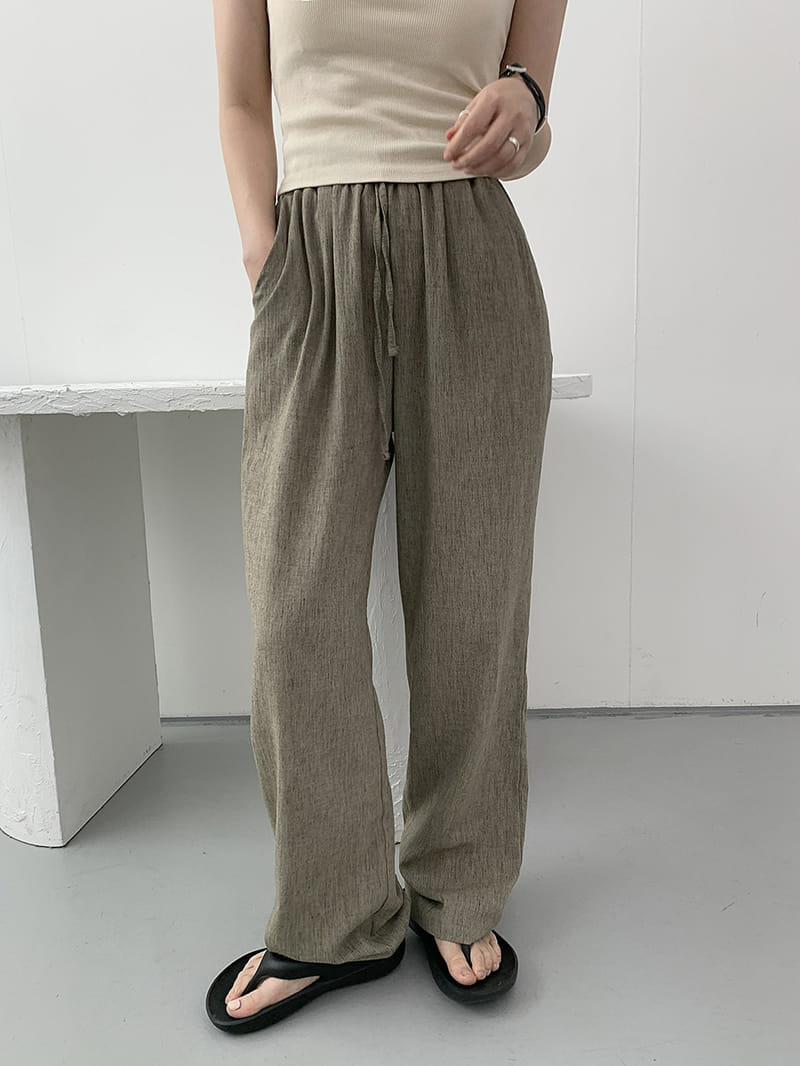 LOUNGE VERA - Korean Children Fashion - #Kfashion4kids - Two Tone Yoru Banding Pants - 2