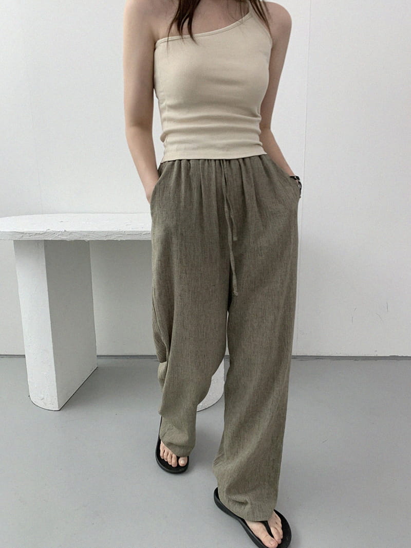 LOUNGE VERA - Korean Children Fashion - #Kfashion4kids - Two Tone Yoru Banding Pants - 3