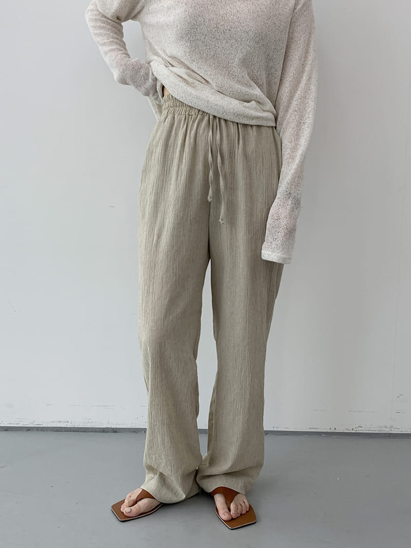 LOUNGE VERA - Korean Children Fashion - #Kfashion4kids - Two Tone Yoru Banding Pants - 5