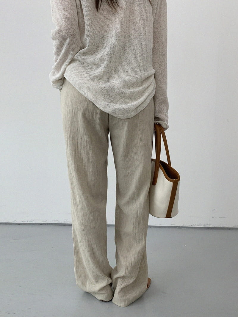 LOUNGE VERA - Korean Children Fashion - #Kfashion4kids - Two Tone Yoru Banding Pants - 6