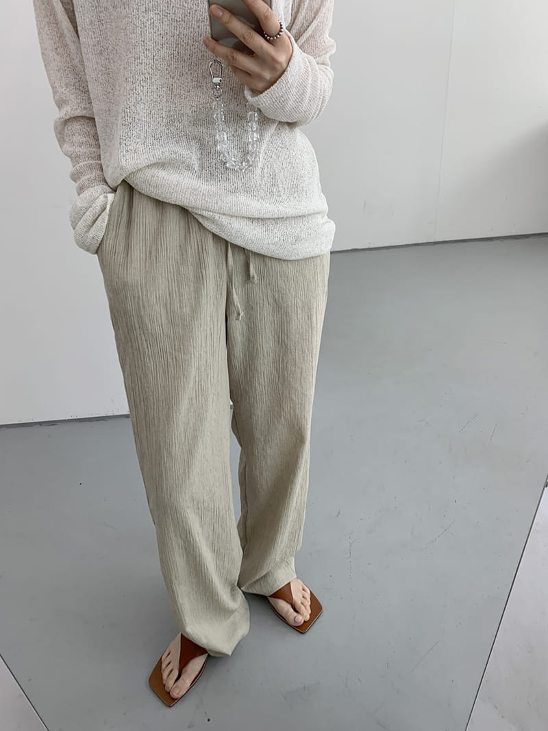 LOUNGE VERA - Korean Children Fashion - #Kfashion4kids - Two Tone Yoru Banding Pants - 7