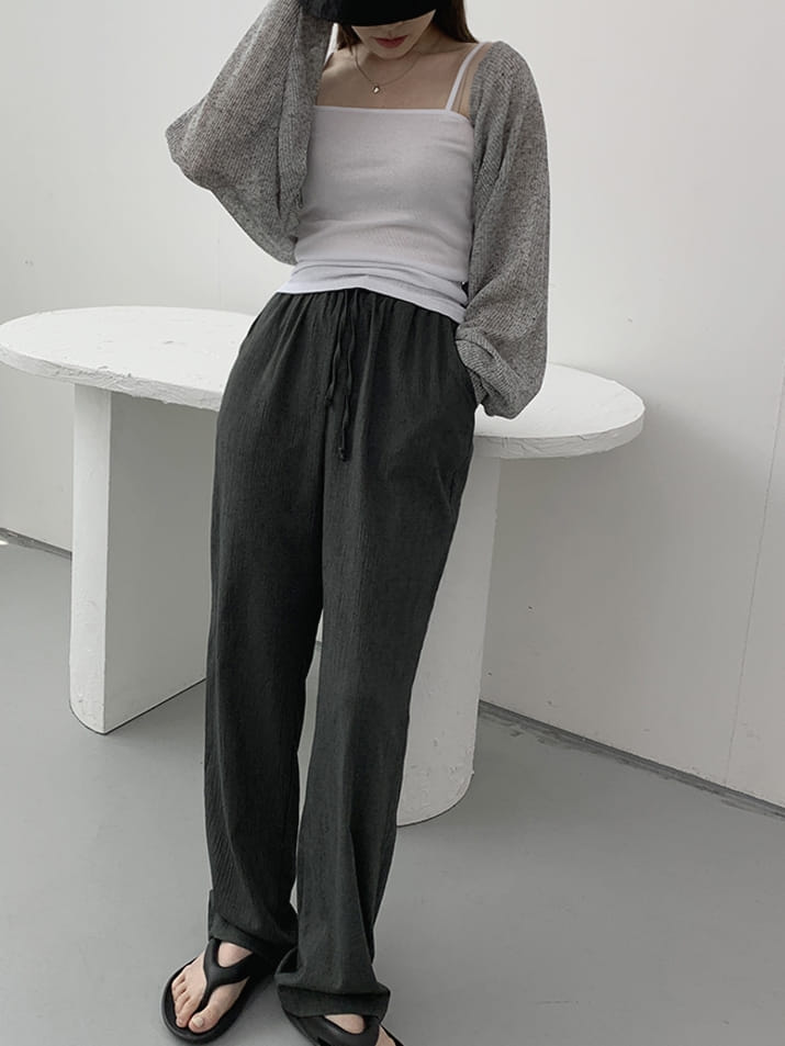 LOUNGE VERA - Korean Children Fashion - #Kfashion4kids - Two Tone Yoru Banding Pants - 8