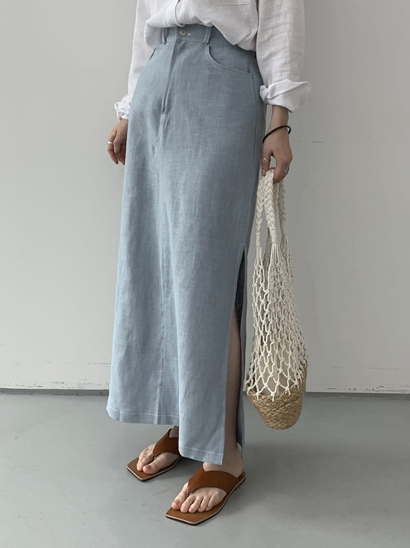 LOUNGE VERA - Korean Children Fashion - #Kfashion4kids - Coni Linen Skirt