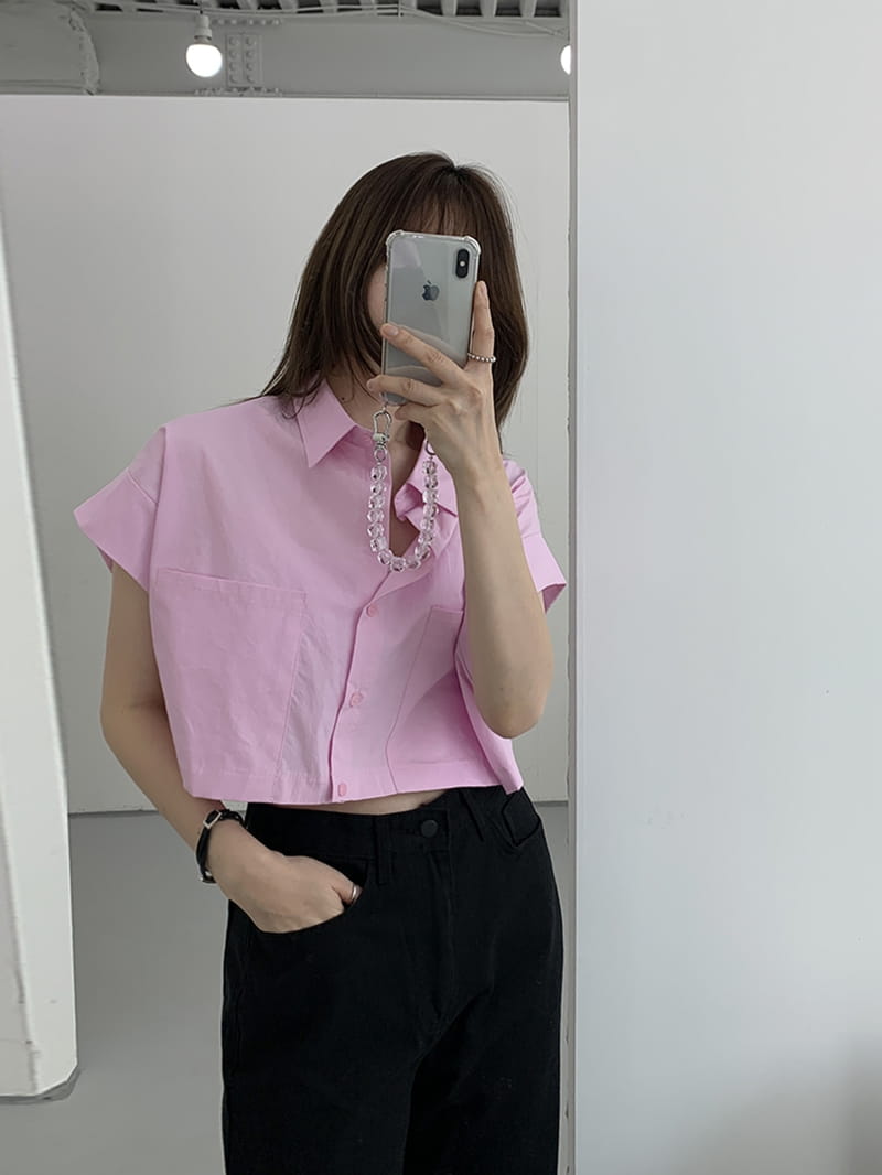 LOUNGE VERA - Korean Children Fashion - #Kfashion4kids - String Crop Shirt - 12