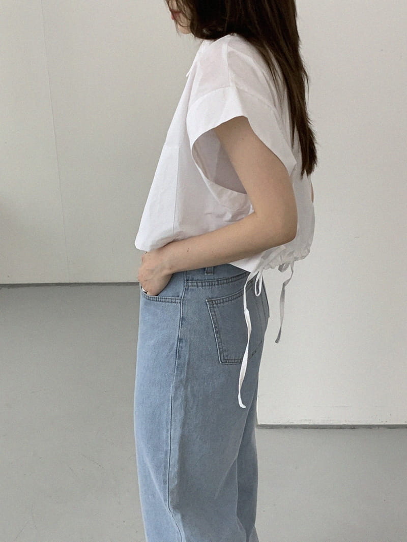 LOUNGE VERA - Korean Children Fashion - #Kfashion4kids - String Crop Shirt - 8