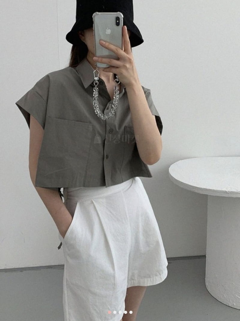 LOUNGE VERA - Korean Children Fashion - #Kfashion4kids - String Crop Shirt - 9