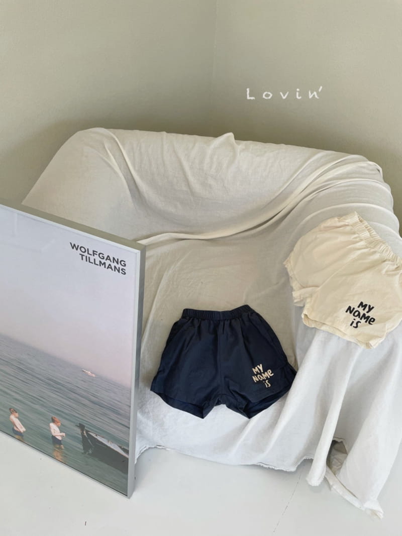 LOVIN - Korean Children Fashion - #Kfashion4kids - Name Shorts - 12