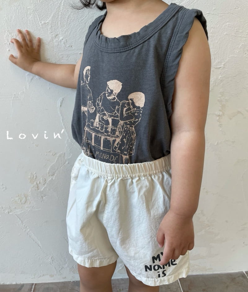 LOVIN - Korean Children Fashion - #Kfashion4kids - Name Shorts - 5
