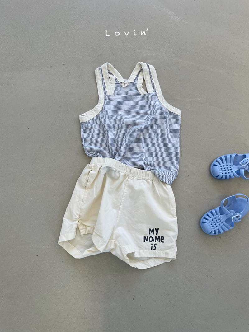LOVIN - Korean Children Fashion - #Kfashion4kids - Name Shorts - 9