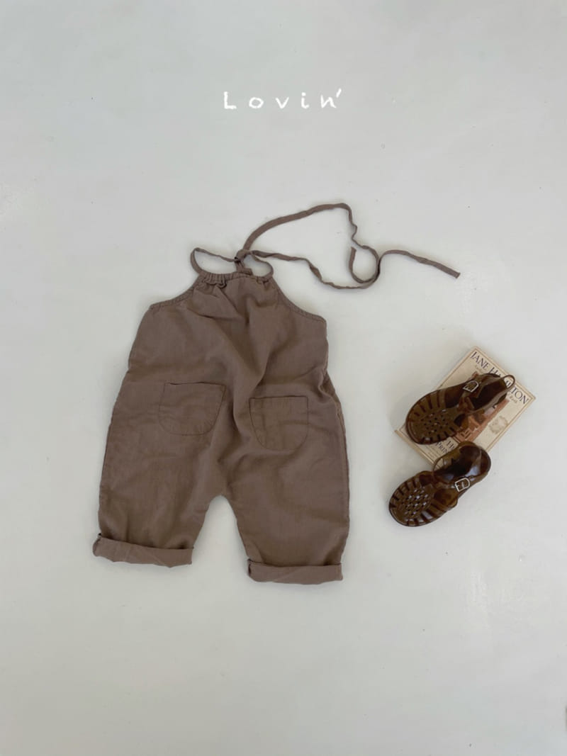 LOVIN - Korean Children Fashion - #Kfashion4kids - String Dngarees Shorts - 12