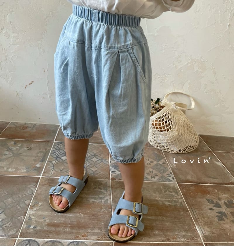 LOVIN - Korean Children Fashion - #Kfashion4kids - Capri Denim Shorts - 6
