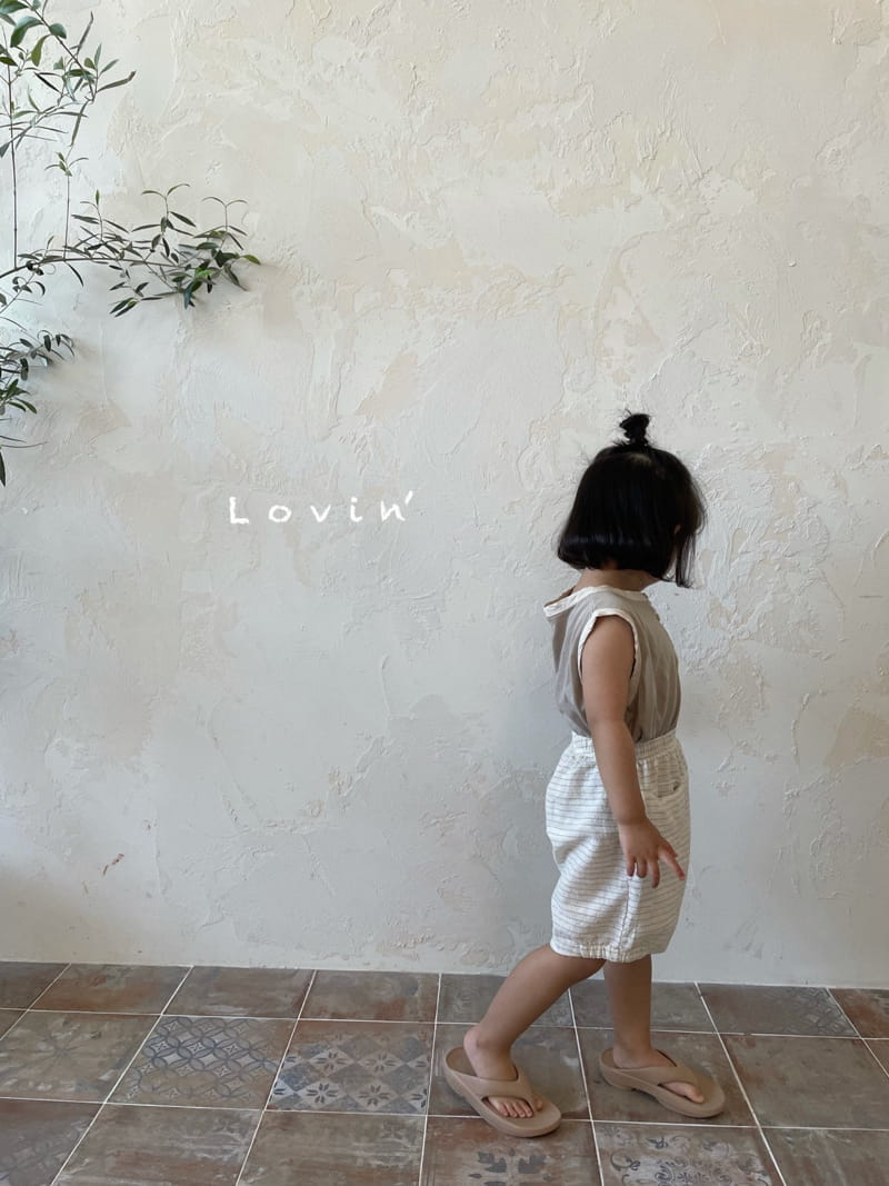 LOVIN - Korean Children Fashion - #Kfashion4kids - Stripes Pocket Shorts - 11