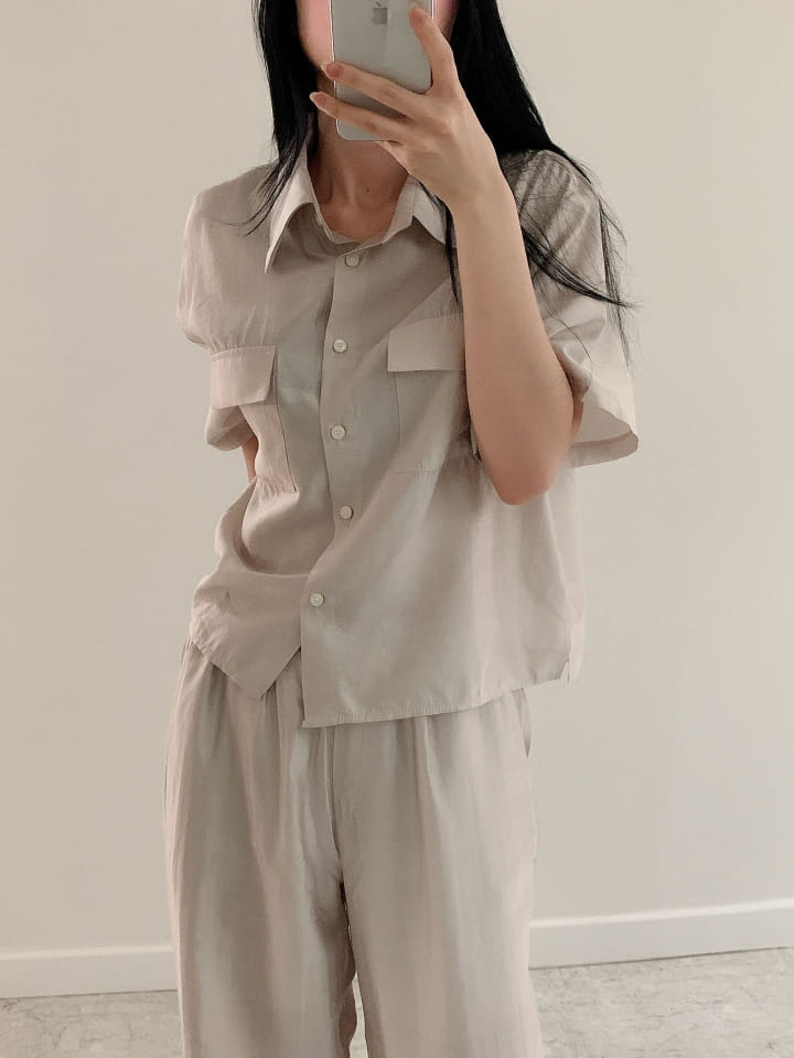 LOWELL - Korean Children Fashion - #Kfashion4kids - Shine Top Bottom Set