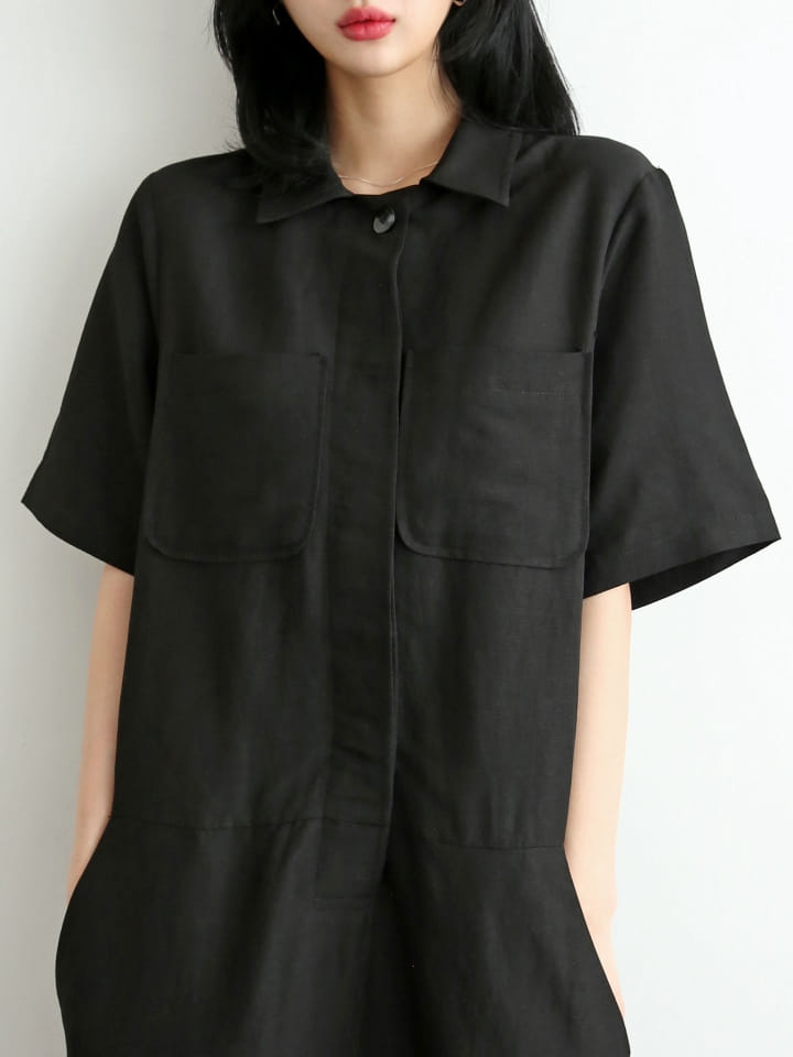 LOWELL - Korean Children Fashion - #Kfashion4kids - Mono Pocket One-piece - 3