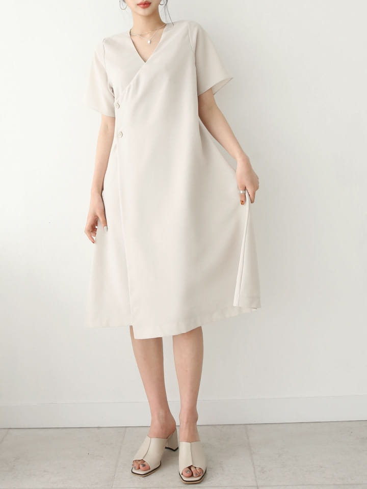 LOWELL - Korean Children Fashion - #Kfashion4kids - Wrap One-piece - 2