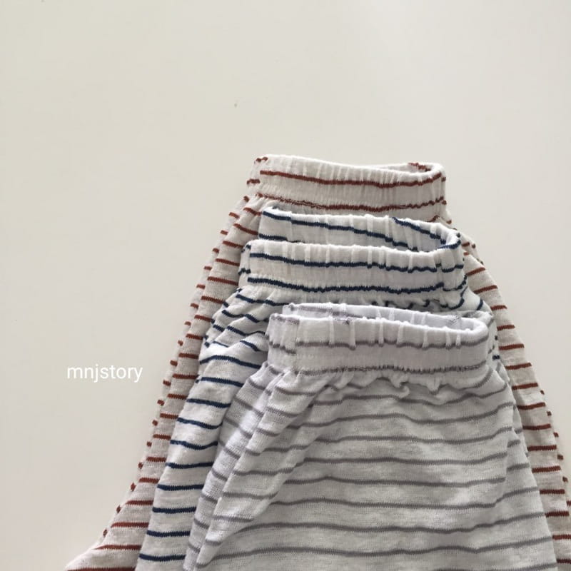 M & J STORY - Korean Children Fashion - #Kfashion4kids - Stripes Pants - 10
