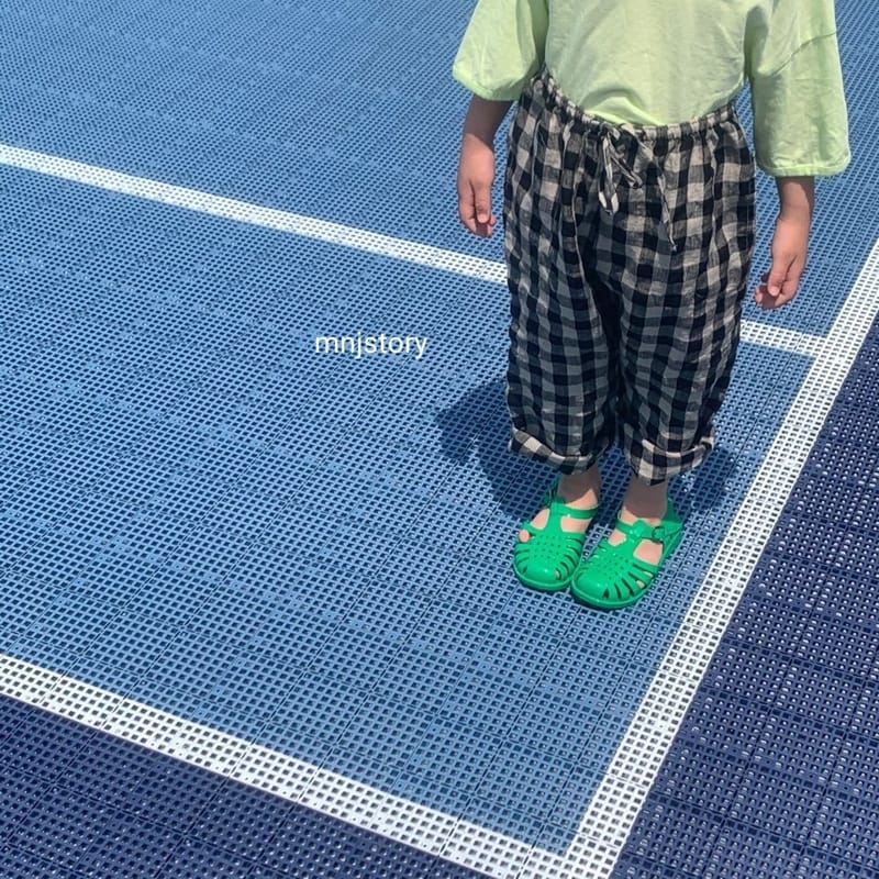 M & J STORY - Korean Children Fashion - #Kfashion4kids - Check Pants - 10