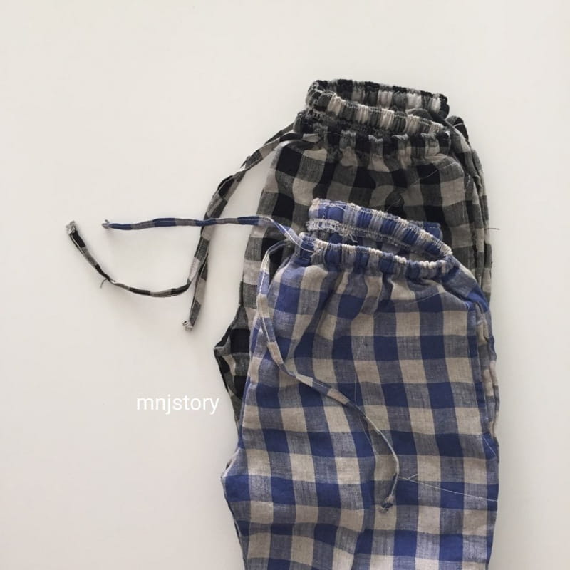 M & J STORY - Korean Children Fashion - #Kfashion4kids - Check Pants - 11