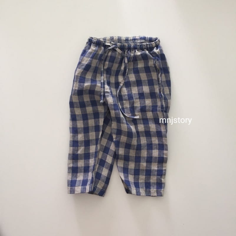 M & J STORY - Korean Children Fashion - #Kfashion4kids - Check Pants - 3
