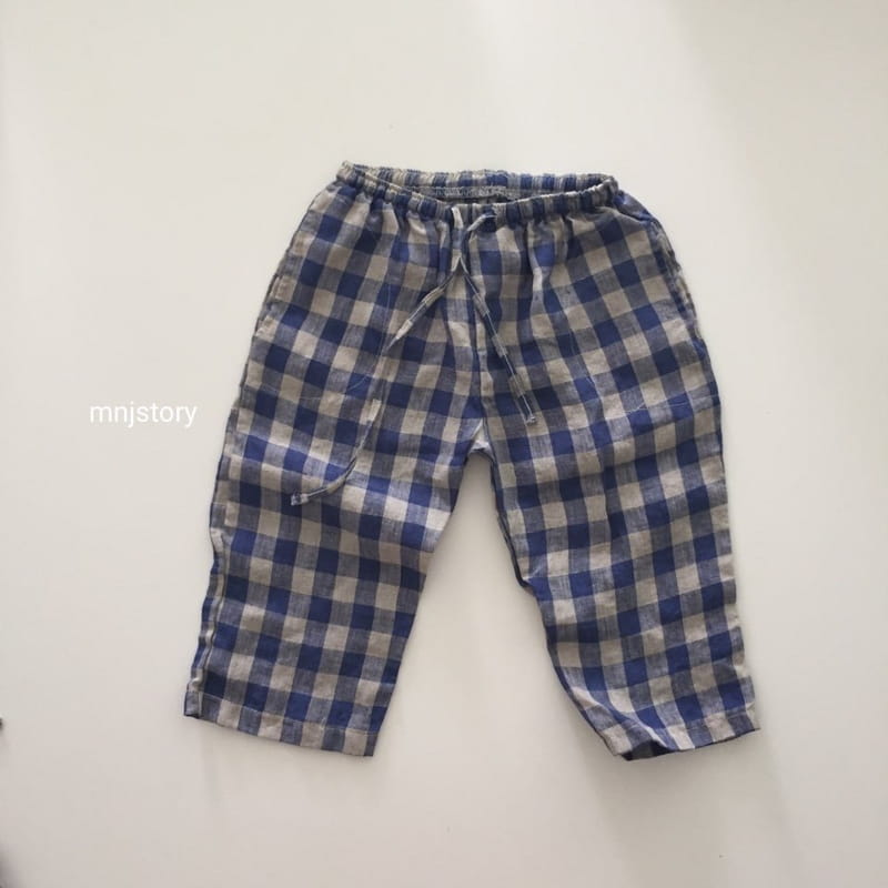M & J STORY - Korean Children Fashion - #Kfashion4kids - Check Pants - 4