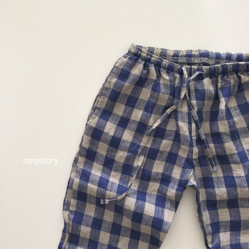 M & J STORY - Korean Children Fashion - #Kfashion4kids - Check Pants - 5