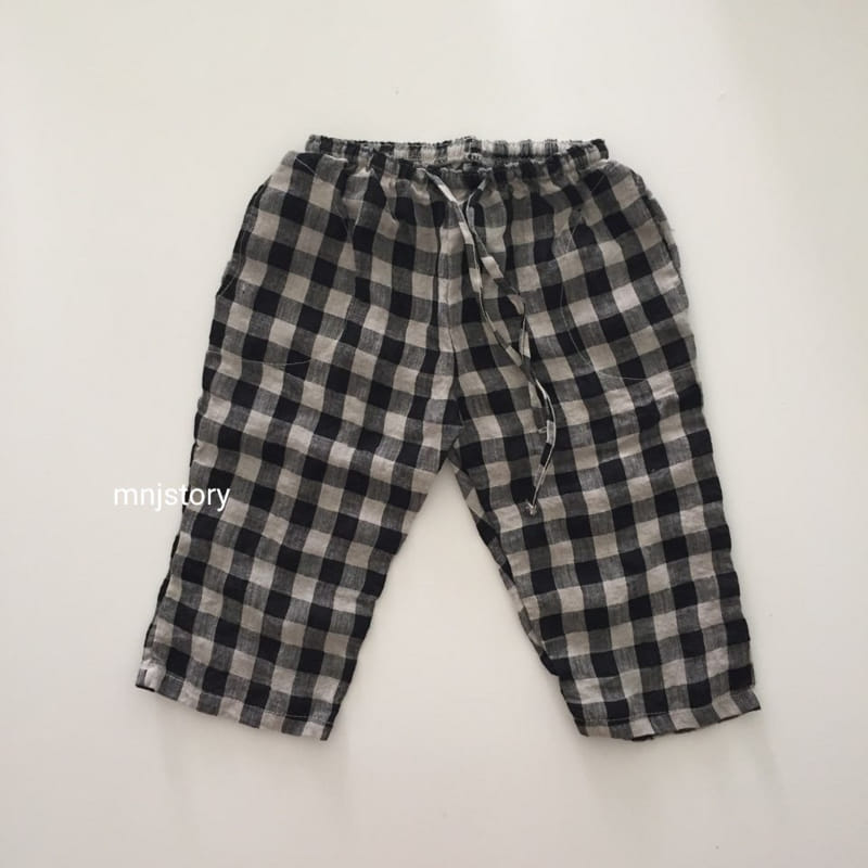 M & J STORY - Korean Children Fashion - #Kfashion4kids - Check Pants - 7