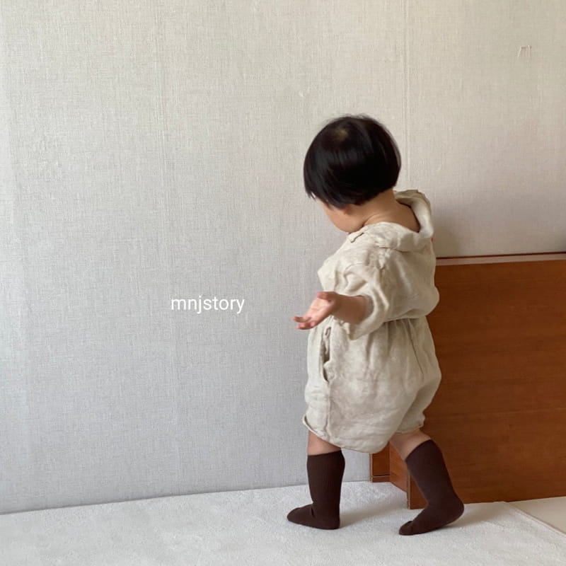M & J STORY - Korean Children Fashion - #Kfashion4kids - Natural Top Bottom Set - 5