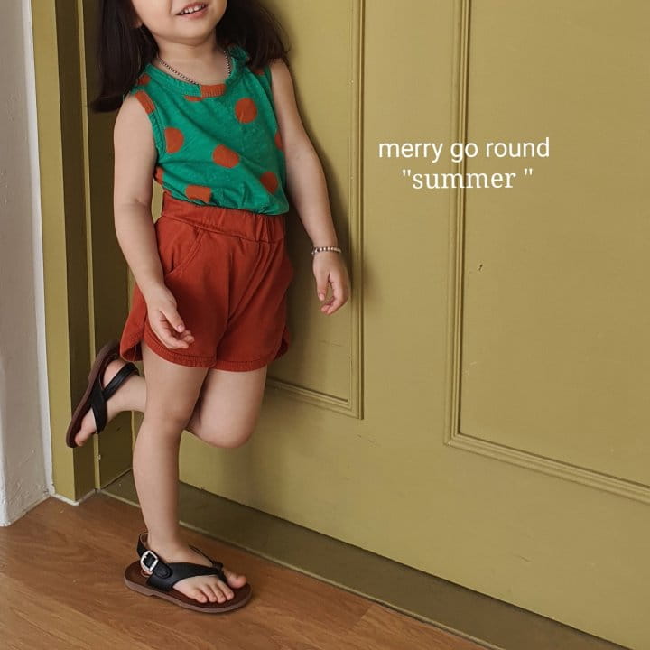 MERRY GO ROUND - Korean Children Fashion - #Kfashion4kids - Dot Top Bottom Set - 11
