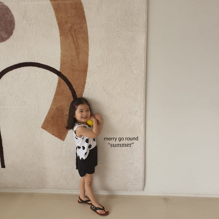MERRY GO ROUND - Korean Children Fashion - #Kfashion4kids - Dot Top Bottom Set - 6